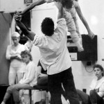 Kraanerg's Rehearsal - Kim Walker lifting Janet Vernon (photo ©Branco Gaica)